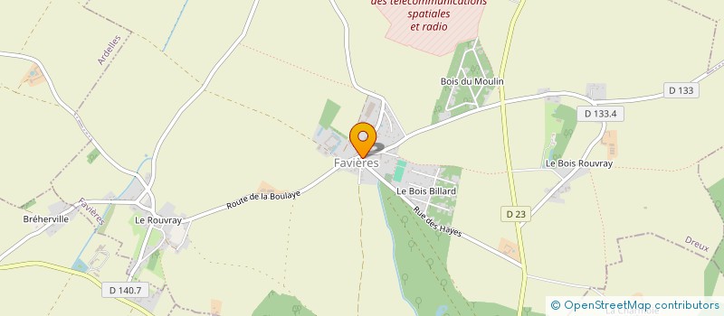 localisation de l'entreprise MADAME CHANTAL HERBEAUX à FAVIERES