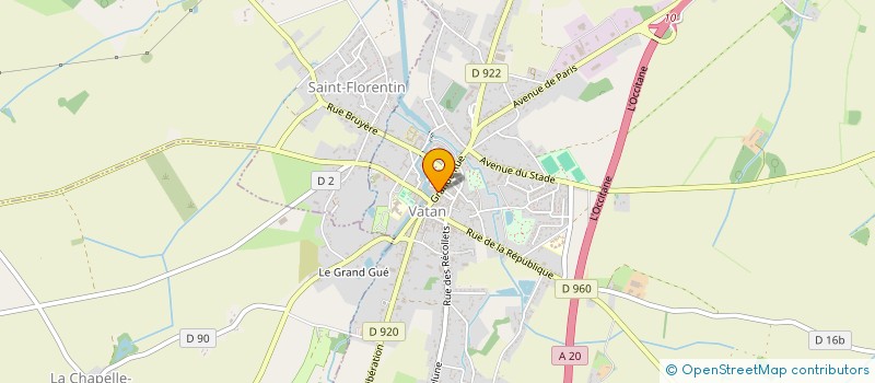 localisation de l'entreprise MADAME CHANTAL HERBELOT à VATAN