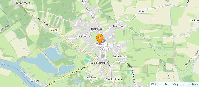 localisation de l'entreprise MADAME CHANTAL HERITIER à OUROUX-SUR-SAONE