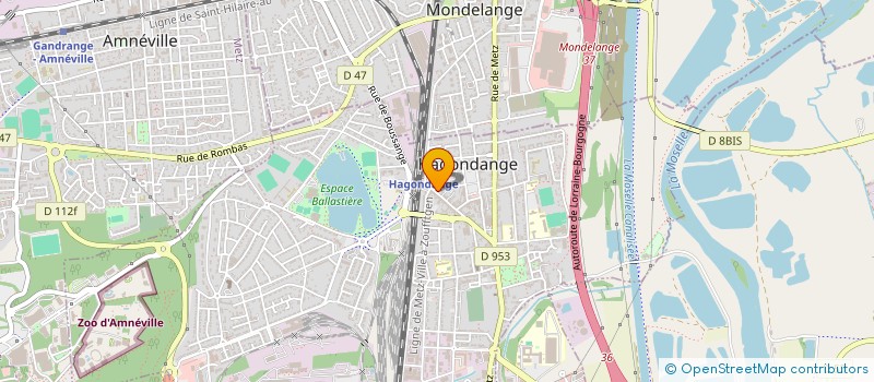 localisation de l'entreprise MADAME CHANTAL HERMANN à HAGONDANGE