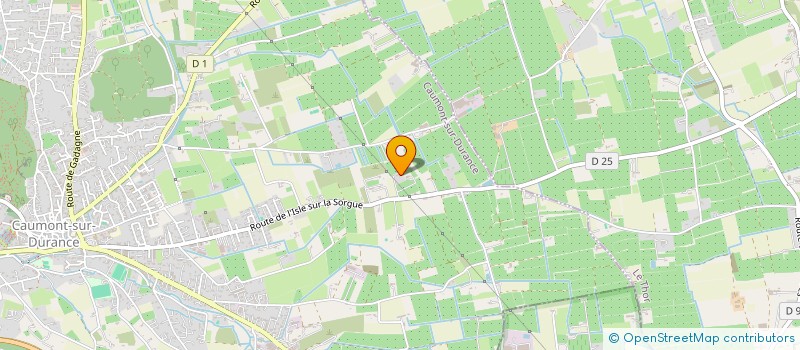localisation de l'entreprise MADAME CHANTAL HERNANDEZ  CAUMONT-SUR-DURANCE