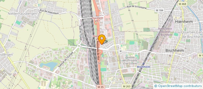localisation de l'entreprise MADAME CHANTAL HERTZOG  BISCHHEIM