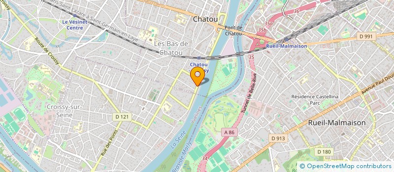 localisation de l'entreprise MADAME CHANTAL HOORNAERT-LOMBARD  CHATOU