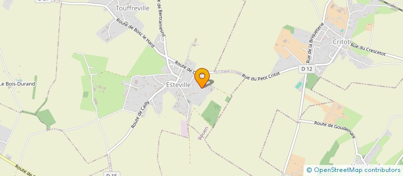 localisation de l'entreprise MADAME CHANTAL HOULIER  ESTEVILLE