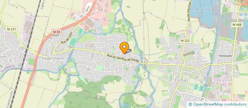 localisation de l'entreprise MADAME CHANTAL HUBER  FEGERSHEIM