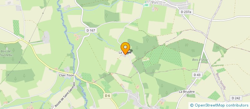 localisation de l'entreprise MADAME CHANTAL HUBLOT  FONTAINE-LE-PIN