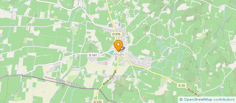 localisation de l'entreprise MADAME CHANTAL HUGUES à VISAN