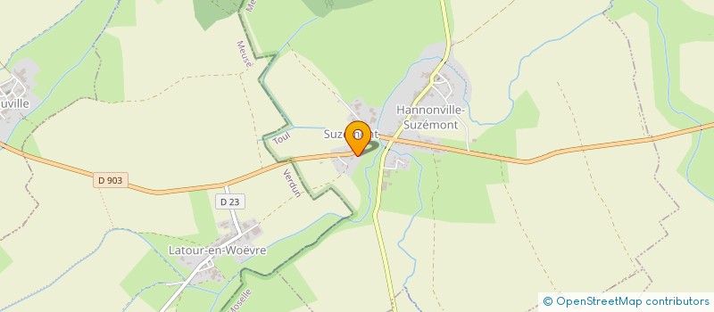 localisation de l'entreprise MADAME CHANTAL HUMBERT  HANNONVILLE-SUZEMONT