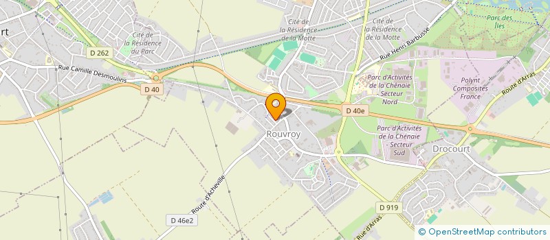 localisation de l'entreprise MADAME CHANTAL HURBAIN  ROUVROY