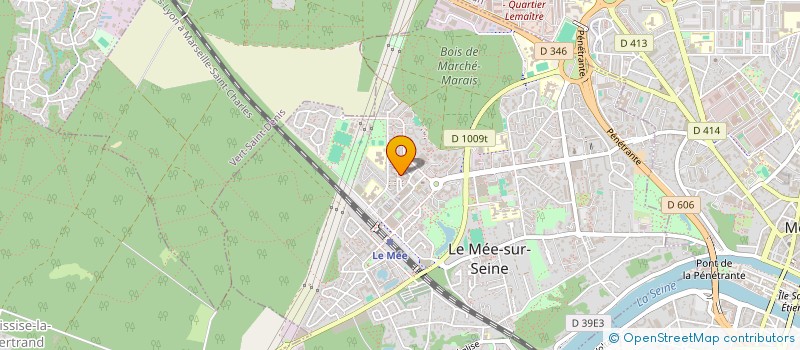 localisation de l'entreprise MADAME CHANTAL IBARRA  LE MEE-SUR-SEINE