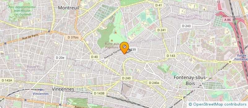 localisation de l'entreprise MADAME CHANTAL INFERNOSO à FONTENAY-SOUS-BOIS