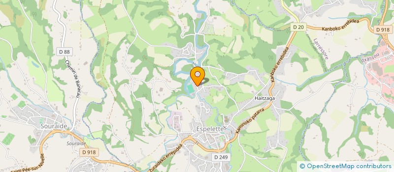 localisation de l'entreprise MADAME CHANTAL ITHURRY  ITXASSOU