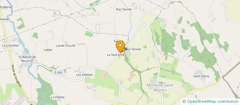 localisation de l'entreprise MADAME CHANTAL JAMAULT à SAINT-JAMES