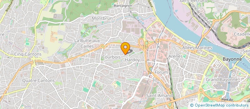 localisation de l'entreprise MADAME CHANTAL JANSSEN  ANGLET