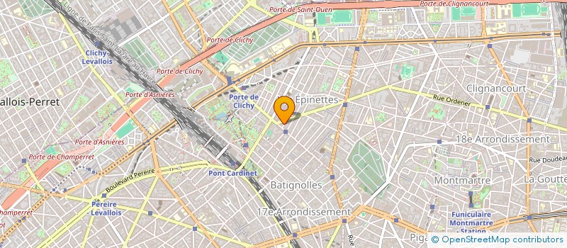 localisation de l'entreprise MADAME CHANTAL JAQUET à PARIS
