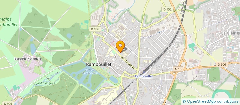 localisation de l'entreprise MADAME CHANTAL JEAN  RAMBOUILLET