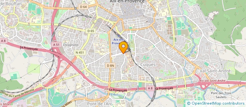 localisation de l'entreprise MADAME CHANTAL JEAN à AIX-EN-PROVENCE