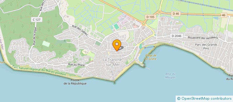 localisation de l'entreprise MADAME CHANTAL JOLY à LA TRANCHE-SUR-MER