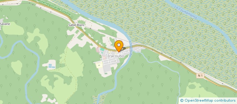 localisation de l'entreprise MADAME CHANTAL JOSEPH  IRACOUBO