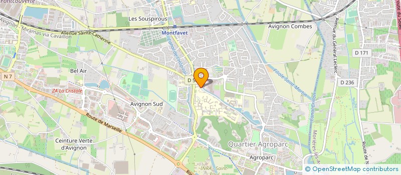 localisation de l'entreprise MADAME CHANTAL JOUVAL à AVIGNON