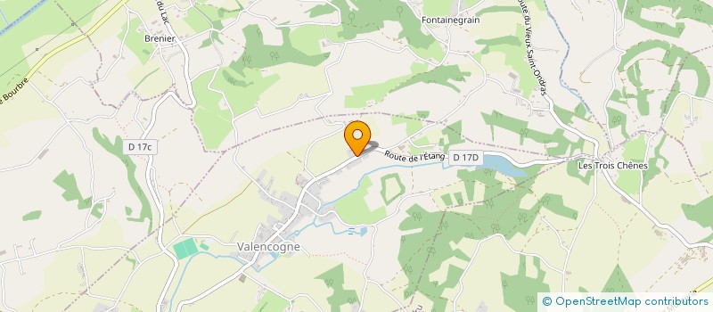 localisation de l'entreprise MADAME CHANTAL JULLIEN-BINARD  VALENCOGNE