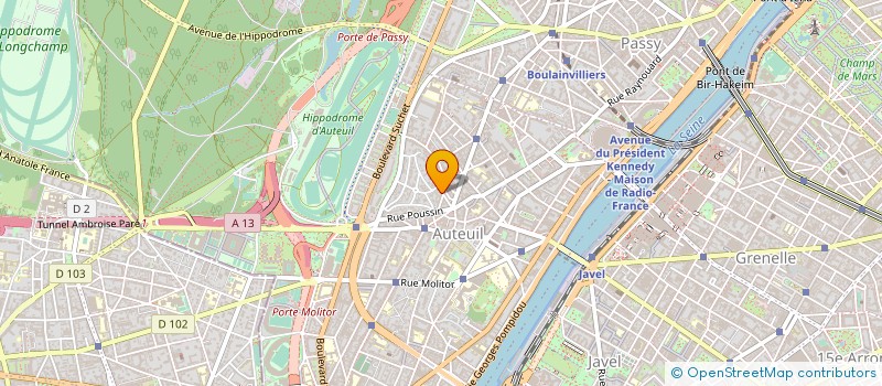 localisation de l'entreprise MADAME CHANTAL KENVYN  PARIS