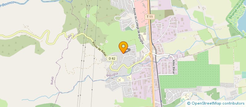 localisation de l'entreprise MADAME CHANTAL KHOUMERI  BIGUGLIA