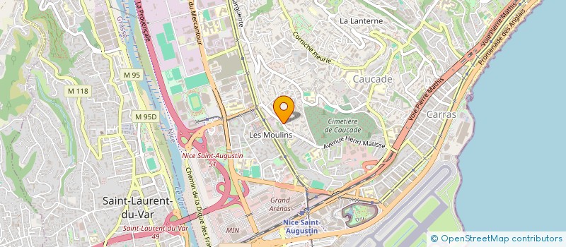 localisation de l'entreprise MADAME CHANTAL KSENIEZ-TOUSCH à NICE