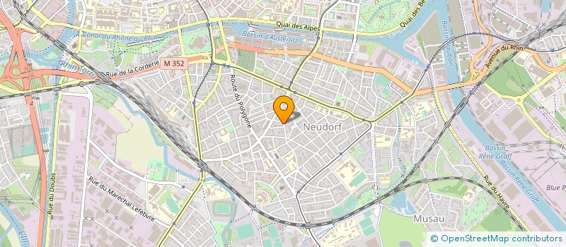 localisation de l'entreprise MADAME CHANTAL KUNTZMANN à STRASBOURG