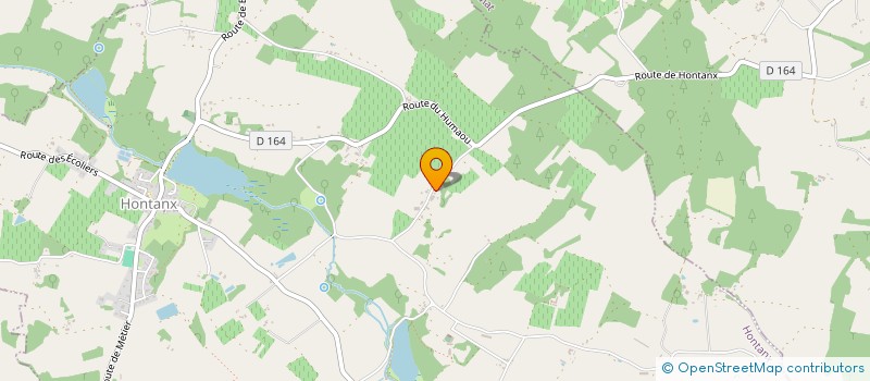 localisation de l'entreprise MADAME CHANTAL LABARBE  HONTANX