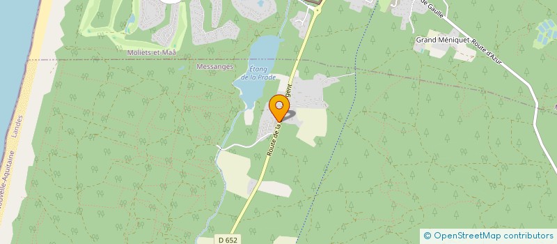 localisation de l'entreprise MADAME CHANTAL LACOSTE  MESSANGES