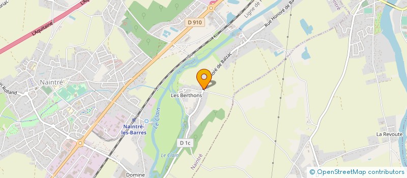localisation de l'entreprise MADAME CHANTAL LACROIX à NAINTRE