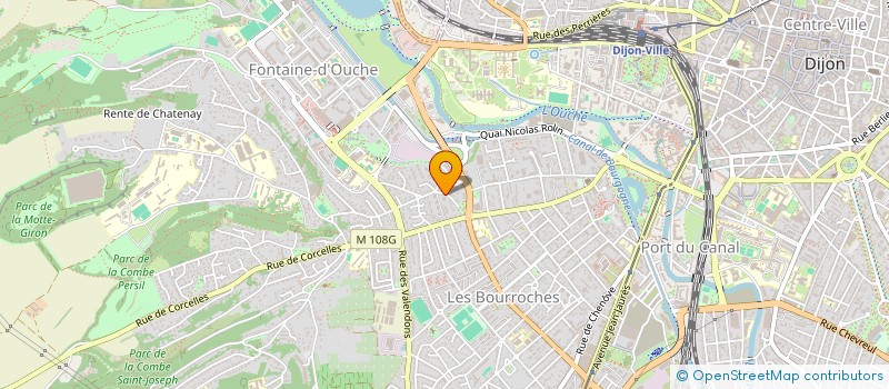 localisation de l'entreprise MADAME CHANTAL LACROIX à DIJON