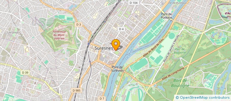 localisation de l'entreprise MADAME CHANTAL LADESOU à SURESNES