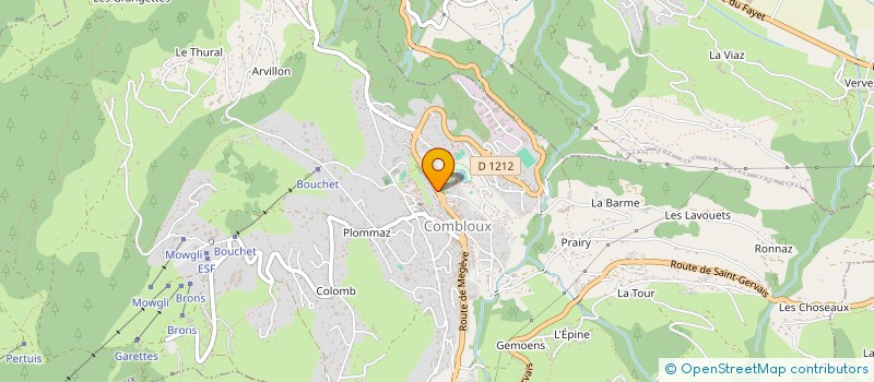 localisation de l'entreprise MADAME CHANTAL LAGADIC  COMBLOUX