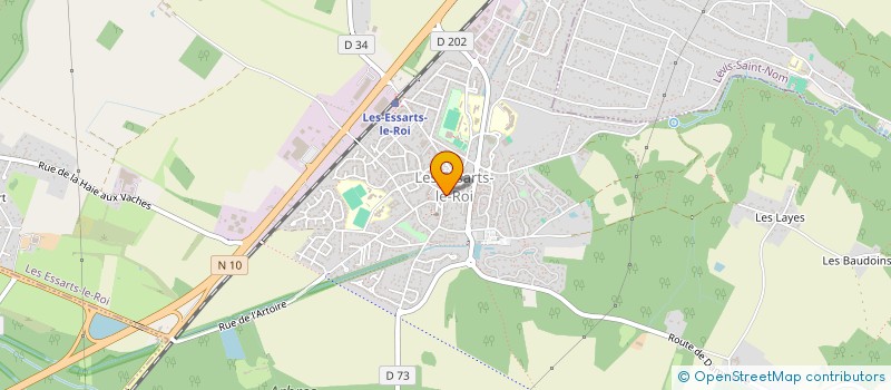 localisation de l'entreprise MADAME CHANTAL LALLIER à LES ESSARTS-LE-ROI