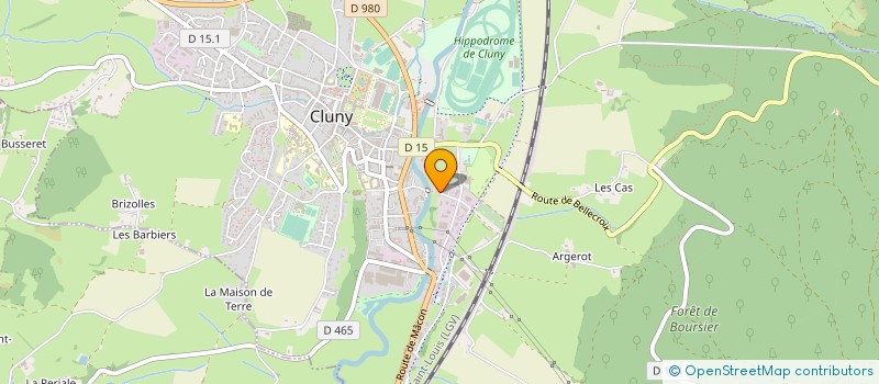 localisation de l'entreprise MADAME CHANTAL LAMBERT  CLUNY