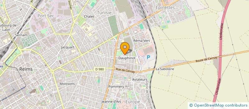 localisation de l'entreprise MADAME CHANTAL LANGUET  REIMS