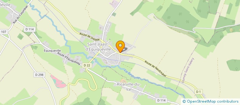 localisation de l'entreprise MADAME CHANTAL LANSELLE  SAINT-VAAST-D'EQUIQUEVILLE