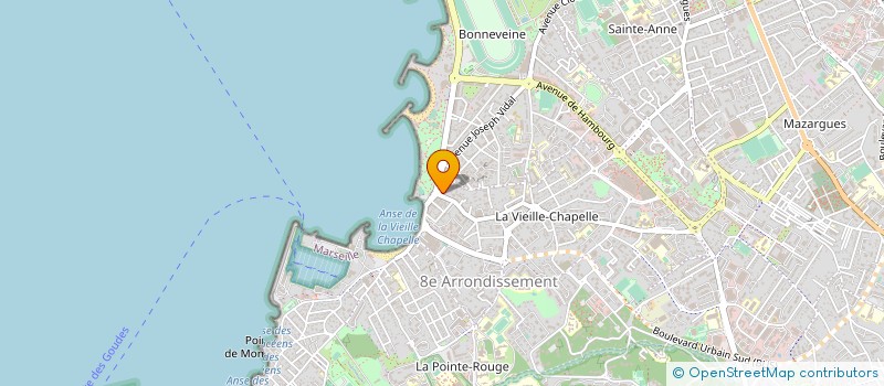 localisation de l'entreprise MADAME CHANTAL LANTERI à MARSEILLE