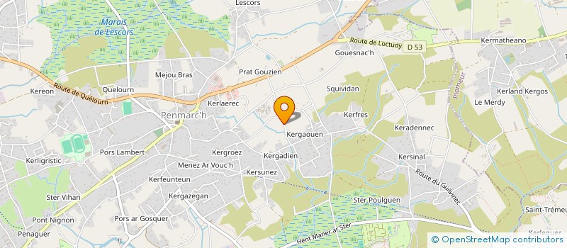 localisation de l'entreprise MADAME CHANTAL LAPPART  PENMARCH