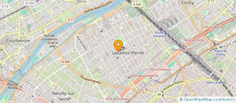 localisation de l'entreprise MADAME CHANTAL LARCIER à LEVALLOIS-PERRET