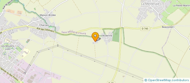 localisation de l'entreprise MADAME CHANTAL LARGEAU à FONTENAY-LE-COMTE