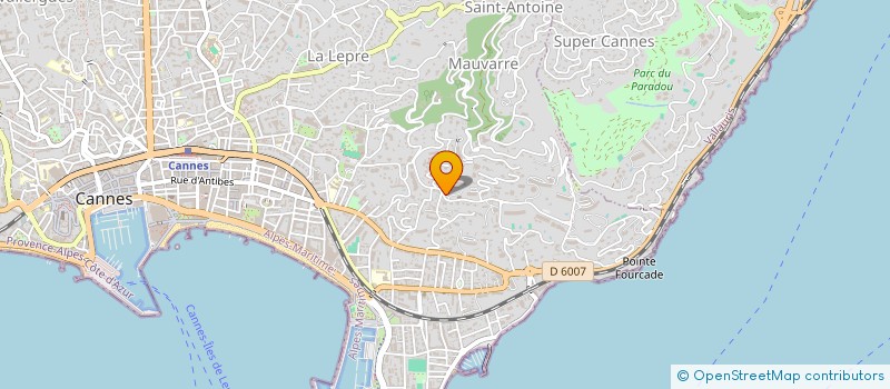 localisation de l'entreprise MADAME CHANTAL LARIVIERE à CANNES
