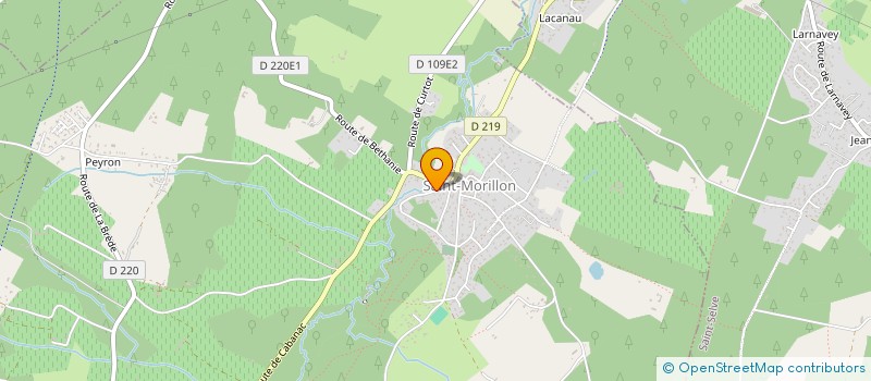 localisation de l'entreprise MADAME CHANTAL LARRIVET  SAINT-MORILLON