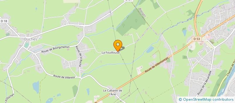 localisation de l'entreprise MADAME CHANTAL LARUE à OUCHES