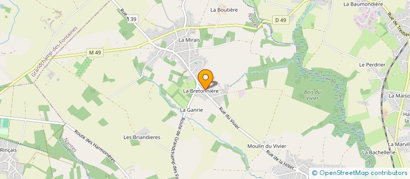 localisation de l'entreprise MADAME CHANTAL LAURENT à SUCE-SUR-ERDRE