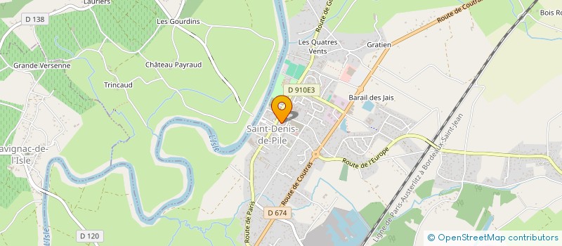 localisation de l'entreprise MADAME CHANTAL LAURENT  SAINT-DENIS-DE-PILE