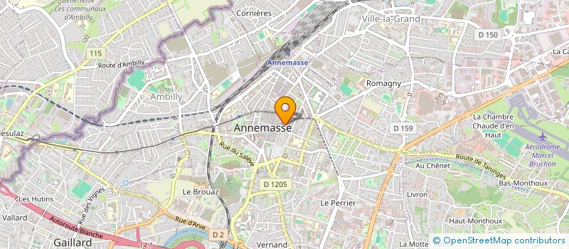 localisation de l'entreprise MADAME CHANTAL LE CALVEZ à ANNEMASSE