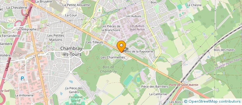 localisation de l'entreprise MADAME CHANTAL LE CRAS  CHAMBRAY-LES-TOURS